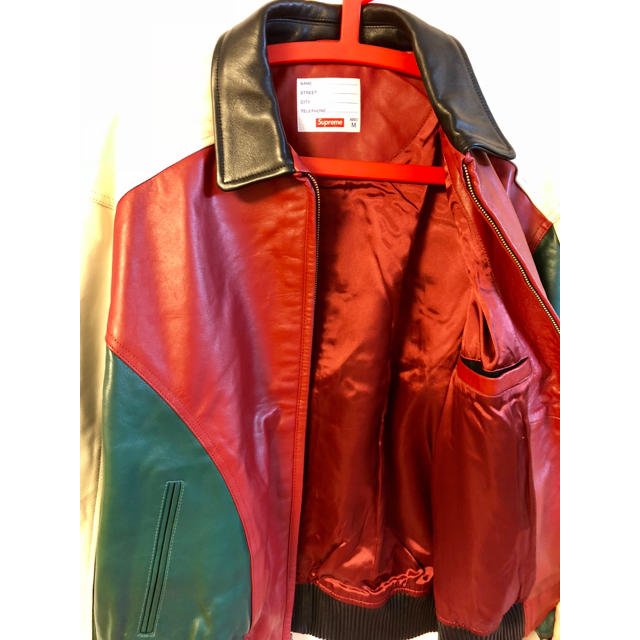 Supreme(シュプリーム)のSupreme studded arc leather レザー ジャケット  メンズのジャケット/アウター(レザージャケット)の商品写真