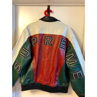 シュプリーム(Supreme)のSupreme studded arc leather レザー ジャケット (レザージャケット)