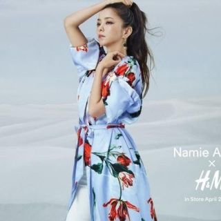 エイチアンドエム(H&M)のH&M 安室奈美恵 amuro namie フローラルガウン(ロングワンピース/マキシワンピース)