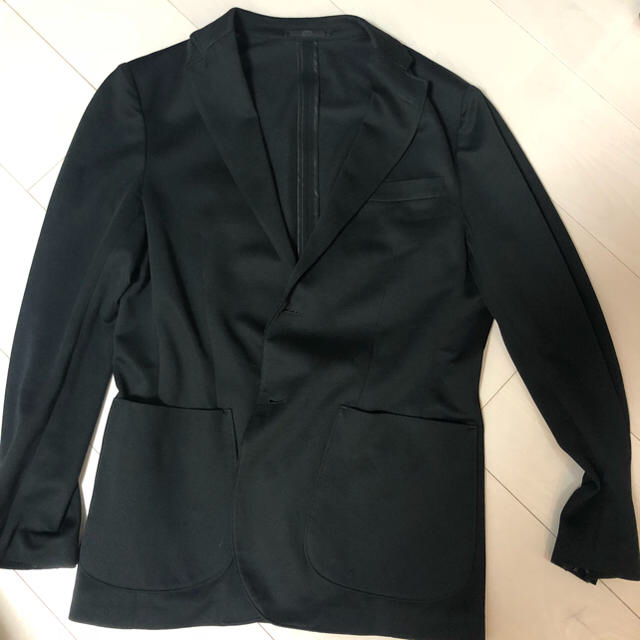 UNIQLO ユニクロ セットアップ スーツ 黒 夏用の通販 by kooochan25's shop｜ユニクロならラクマ