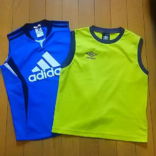 アディダス(adidas)の[①MIX130]タンクトップ２枚(Tシャツ/カットソー)