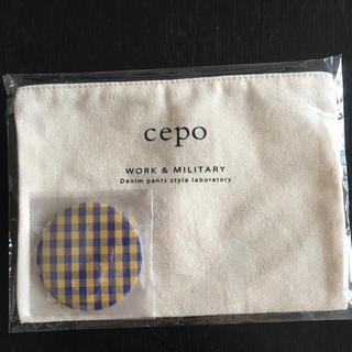 セポ(CEPO)のCEPO 購入特典 オリジナルポーチ&ミニ鏡(ポーチ)
