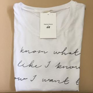 エイチアンドエム(H&M)の【サイズS】H&M・安室奈美恵 コラボ Tシャツ S〜M(Tシャツ(半袖/袖なし))