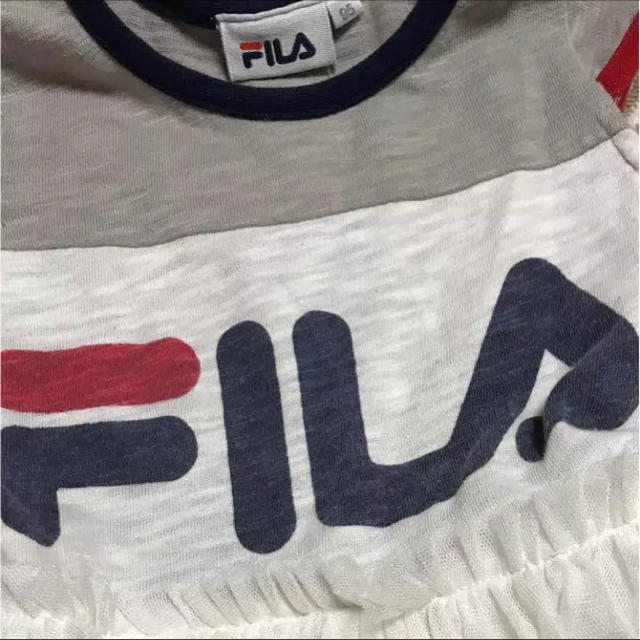 FILA(フィラ)の95㎝ FILAチュールワンピース キッズ/ベビー/マタニティのキッズ服女の子用(90cm~)(ワンピース)の商品写真