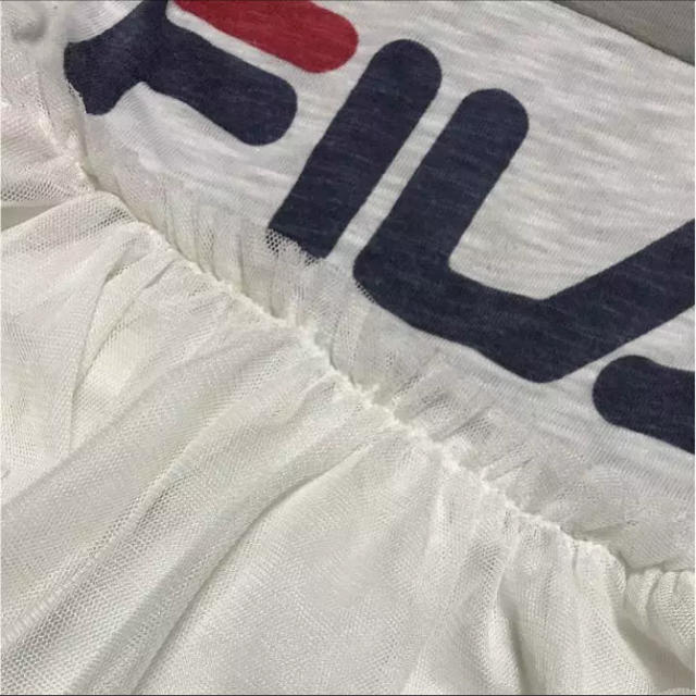 FILA(フィラ)の95㎝ FILAチュールワンピース キッズ/ベビー/マタニティのキッズ服女の子用(90cm~)(ワンピース)の商品写真