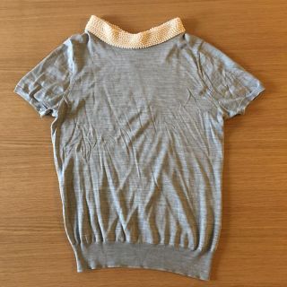 トゥモローランド(TOMORROWLAND)のトゥモローランドボールジーパール半袖シルクニットmプルミエカットソーTシャツ(カットソー(半袖/袖なし))