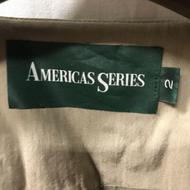 Ameri VINTAGE(アメリヴィンテージ)のAMERICAS SERIES シルクジャケット ベージュ L メンズのジャケット/アウター(ノーカラージャケット)の商品写真
