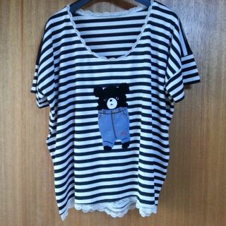 フランシュリッペ(franche lippee)のﾌﾗﾝｼｭﾘｯﾍﾟ☆ﾎﾞｰﾀﾞｰTシャツ(Tシャツ(半袖/袖なし))