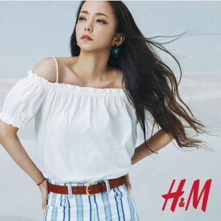 エイチアンドエム(H&M)のH&M安室奈美恵コラボ ストライプパンツ(デニム/ジーンズ)