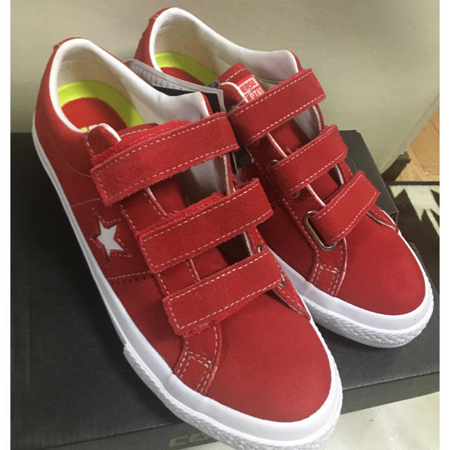 新品未使用 converse onestar RED スエード コンバース