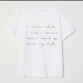 エイチアンドエム(H&M)のH&M 安室奈美恵 メッセージTシャツ(Tシャツ(半袖/袖なし))