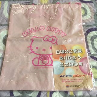 ハローキティ(ハローキティ)のキティちゃん 非売品 袋(エコバッグ)