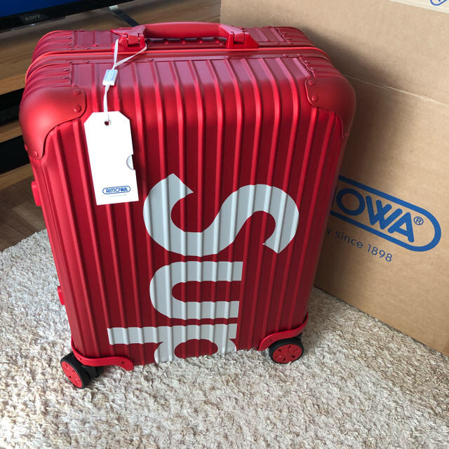 ☆ Supreme シュプリーム RIMOWA リモワ 45L RED ☆