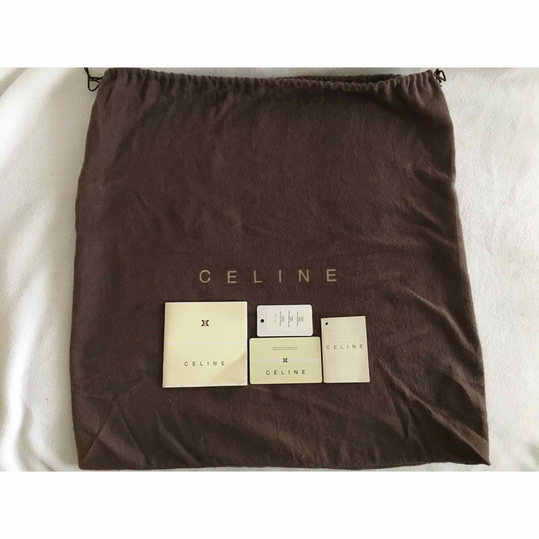 CELINEセリーヌブキーバッグ☆アイボリー×ゴールド正規品 6