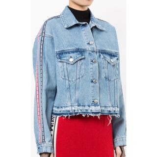 エムエスジイエム(MSGM)のGW価格‼️大人気💓完売品✨ MSGM ロゴディテールデニムジャケット(Gジャン/デニムジャケット)