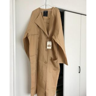 ダブルクローゼット(w closet)のチョコさま専用 wcloset ノーカラー トレンチコート(トレンチコート)