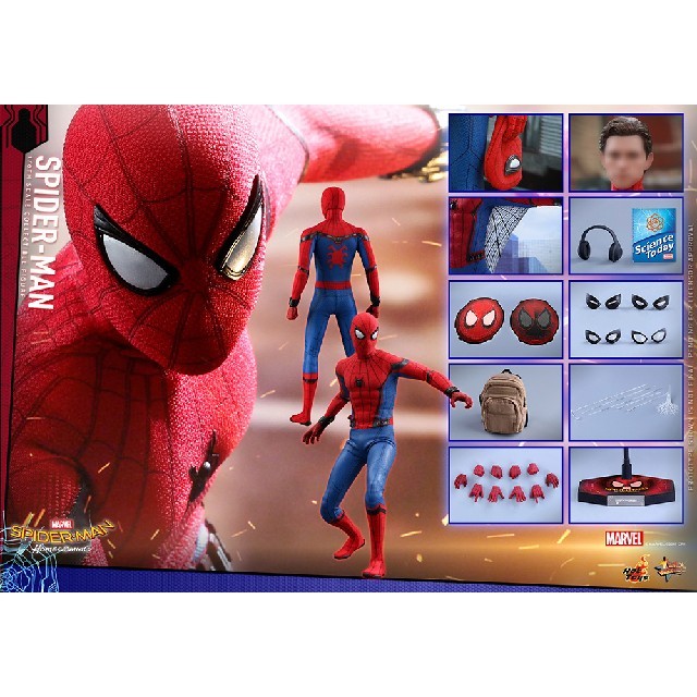 送料込み 1/6 ホットトイズ スパイダーマン ホームカミング 通常版の