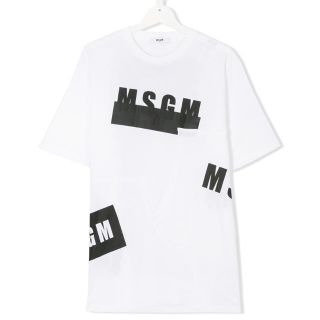 エムエスジイエム(MSGM)の2018SS 新作✨  MSGM フロント&バックデザインロゴ Tシャツ(Tシャツ(半袖/袖なし))