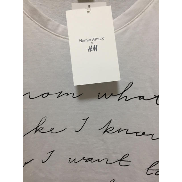 H&M(エイチアンドエム)のH&M 安室奈美恵 コラボ Tシャツ レディースのトップス(Tシャツ(半袖/袖なし))の商品写真