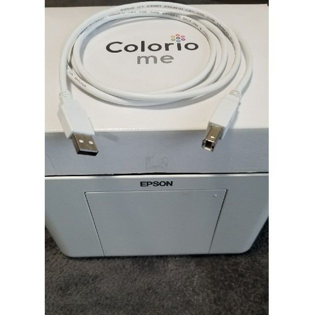 EPSON(エプソン)の【中古】EPSON Colorio me E-530P  写真専用プリンター スマホ/家電/カメラのPC/タブレット(PC周辺機器)の商品写真