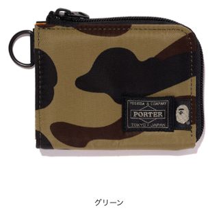 アベイシングエイプ(A BATHING APE)のA BATHING APE®×PORTER(折り財布)