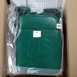 シュプリーム(Supreme)のsupreme/lacoste shoulder bag green(ショルダーバッグ)