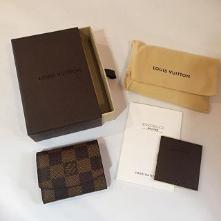 ルイヴィトン(LOUIS VUITTON)のダミエ カフス ケース 箱付き(カフリンクス)