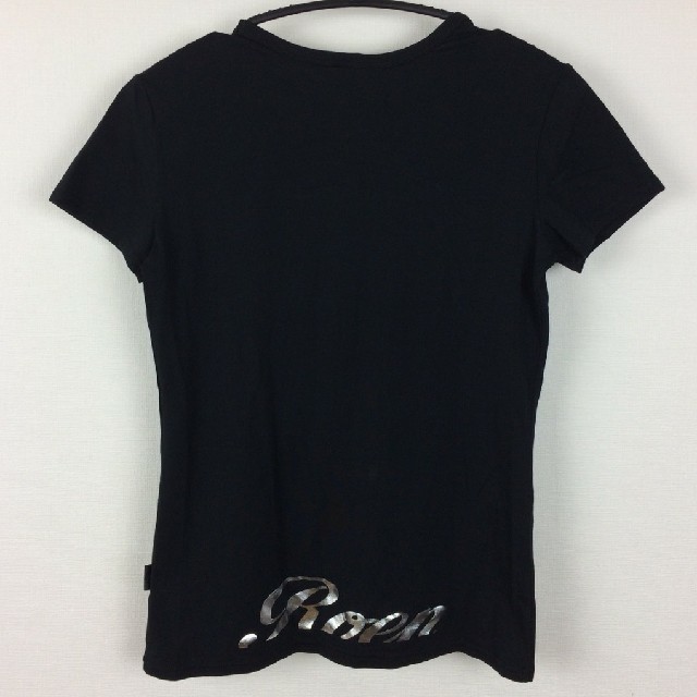 Roen(ロエン)の美品 Roen ロエン 半袖カットソー ブラック サイズS メンズのトップス(Tシャツ/カットソー(半袖/袖なし))の商品写真