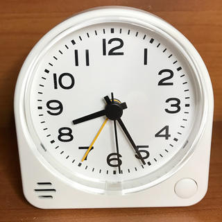 ムジルシリョウヒン(MUJI (無印良品))のアラーム時計(置時計)