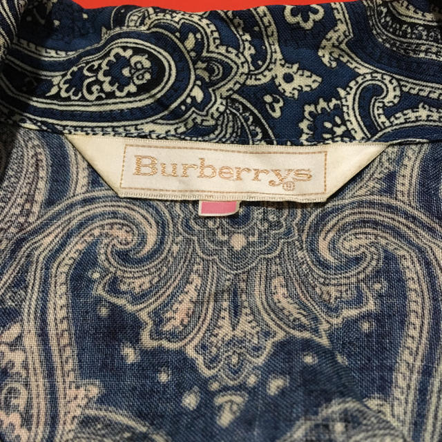 BURBERRY(バーバリー)のバーバリー  ブラウス BURBERRY ペイズリー ヴィンテージ 激レア レディースのトップス(シャツ/ブラウス(長袖/七分))の商品写真