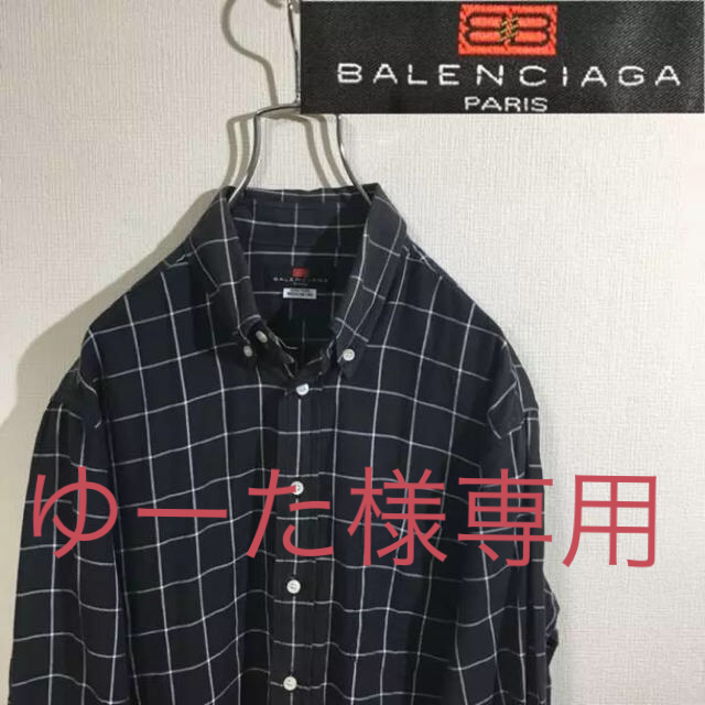 Balenciaga(バレンシアガ)のBALENCIAGA バレンシアガ グレンチェック 長袖シャツ 古着 メンズのトップス(シャツ)の商品写真