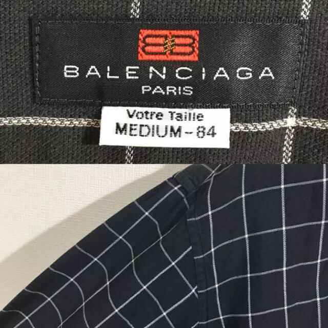 Balenciaga(バレンシアガ)のBALENCIAGA バレンシアガ グレンチェック 長袖シャツ 古着 メンズのトップス(シャツ)の商品写真