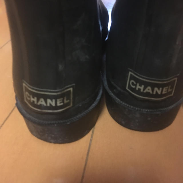 CHANEL(シャネル)のシャネル レインブーツ 38size 24.5㎝ レディースの靴/シューズ(レインブーツ/長靴)の商品写真