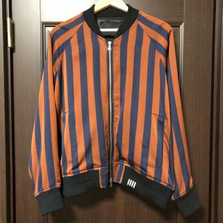 シャリーフ(SHAREEF)の【美品】kirov stripe blouson ストライプブルゾン キロフ(ブルゾン)