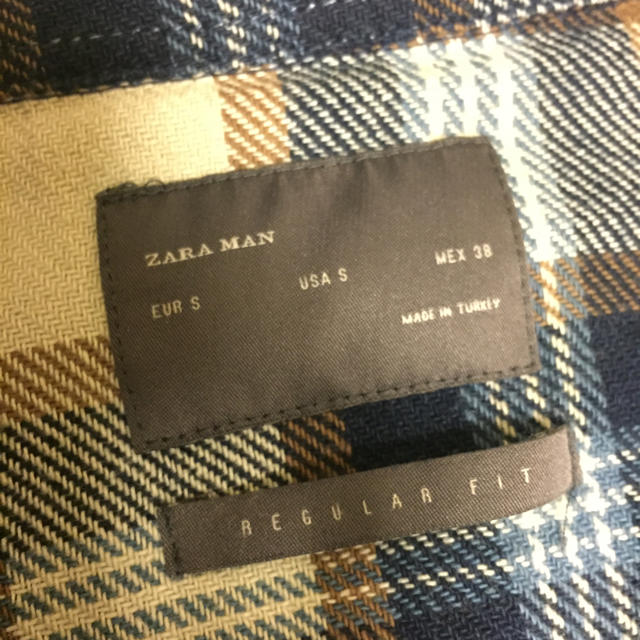 ZARA(ザラ)のZARA サンローラン パリ 型 グラデーション ダメージ加工 チェック シャツ メンズのトップス(シャツ)の商品写真