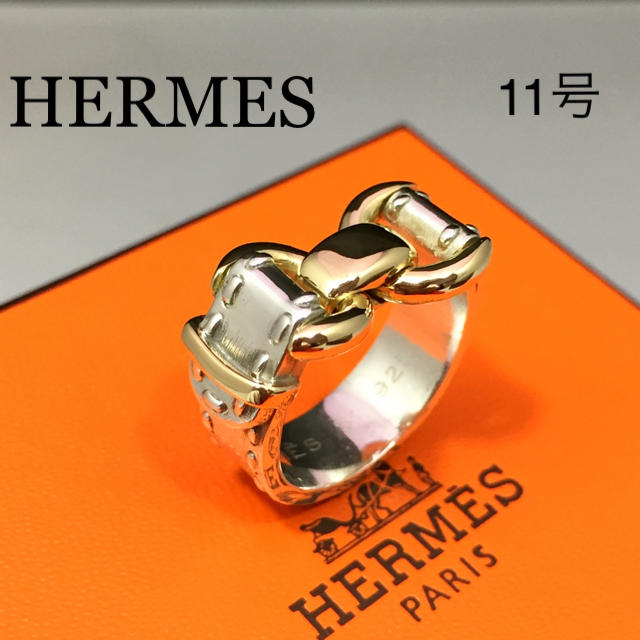 Hermes - 新品仕上 エルメス HERMES ベルト コンビ リング ゴールド 指輪 K18の通販 by Mito's shop