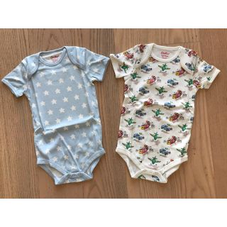 キャスキッドソン(Cath Kidston)の【新品】キャスキッドソン ベビーボディスーツ 2枚セット(肌着/下着)