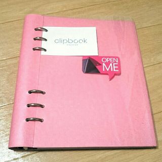 ファイロファックス(Filofax)の【新品】クリップブック A5 ローズ(ピンク)(ファイル/バインダー)