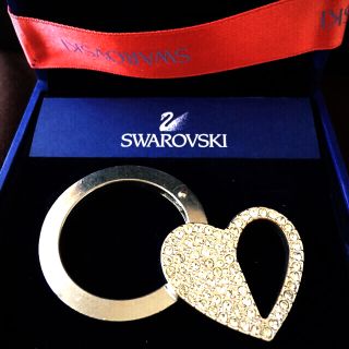 スワロフスキー(SWAROVSKI)のSWAROVSKI  ハートリングホルダー(キーホルダー)