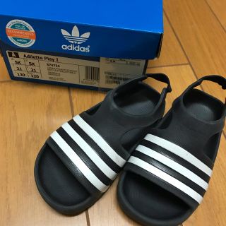 アディダス(adidas)のadidas ラバーサンダル ブラック13cm(サンダル)