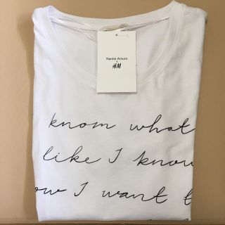 エイチアンドエム(H&M)のH&M 安室奈美恵コラボ メッセージTシャツ  S(Tシャツ(半袖/袖なし))