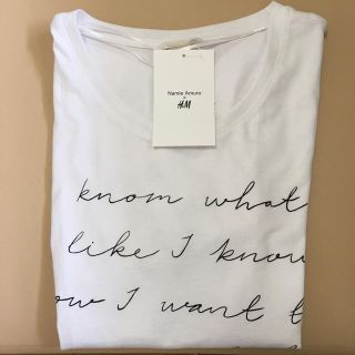 エイチアンドエム(H&M)のH&M 安室奈美コラボ メッセージTシャツ S(Tシャツ(半袖/袖なし))