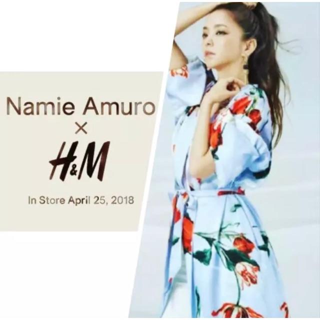 H&M(エイチアンドエム)の安室奈美恵コラボ フローラルガウン レディースのジャケット/アウター(ガウンコート)の商品写真