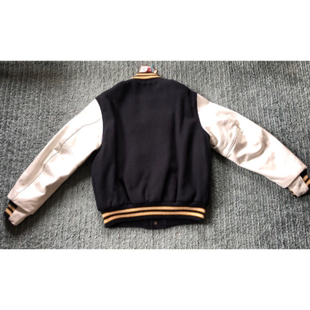 希少 USA製 GOLDENBEAR グリーン スタジャン レザー 5