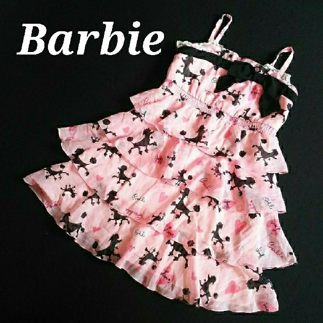 Barbie(バービー)のBarbie★ワンピース120cm キッズ/ベビー/マタニティのキッズ服女の子用(90cm~)(ワンピース)の商品写真