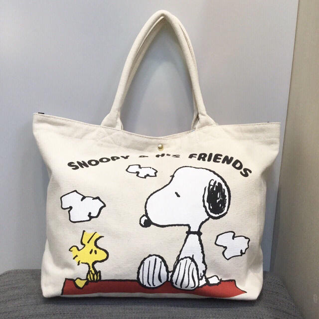 Snoopy 新品 スヌーピー トートバッグ キャンバス ウッドストックの通販 By 全品送料無料 値下げ交渉可 スヌーピーならラクマ