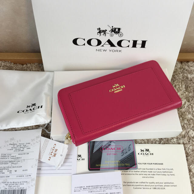 COACH(コーチ)のコーチCOACH 長財布 新品 箱、ショッパー付き✨即日発送 レディースのファッション小物(財布)の商品写真