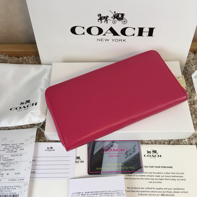 COACH(コーチ)のコーチCOACH 長財布 新品 箱、ショッパー付き✨即日発送 レディースのファッション小物(財布)の商品写真