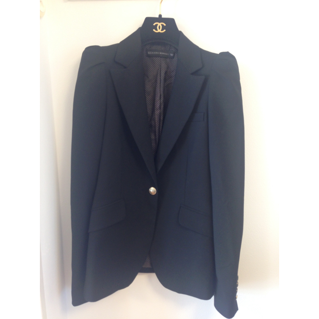 ♡ZARA♡ 安室奈美恵着用 ジャケット ネイビー 濃紺 XSサイズ