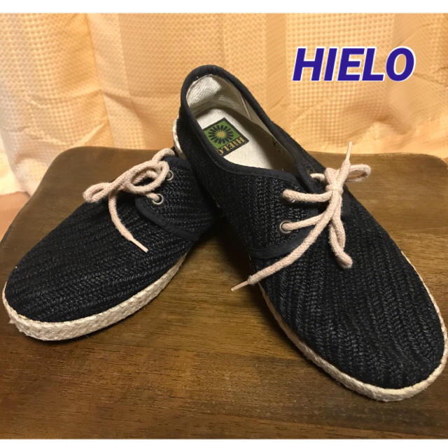 HIELO☆ジュートデッキシューズ☆エスパドリーユ☆イエロ メンズの靴/シューズ(デッキシューズ)の商品写真